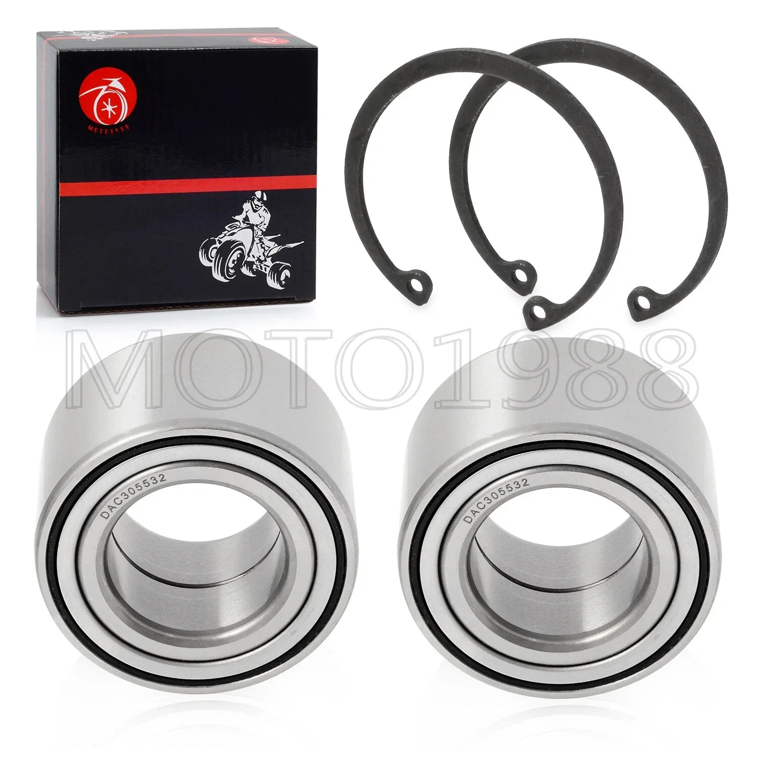 4 x Front Rear Wheel Bearings for Yamaha Kodiak 700 700K YFM700 (2016–2023)
