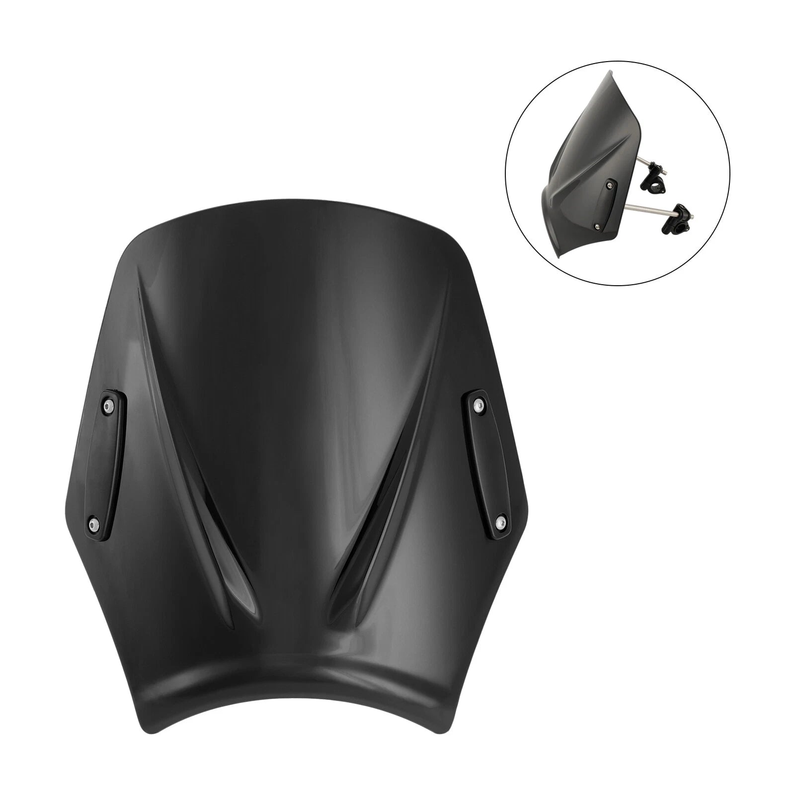 Windshield for Motorcycle with 22mm / 7/8" Handlebar (Universal)