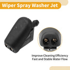 Windshield Washer Nozzle Kit 2X for Ford Fiesta (2001–2007) No. 1442176