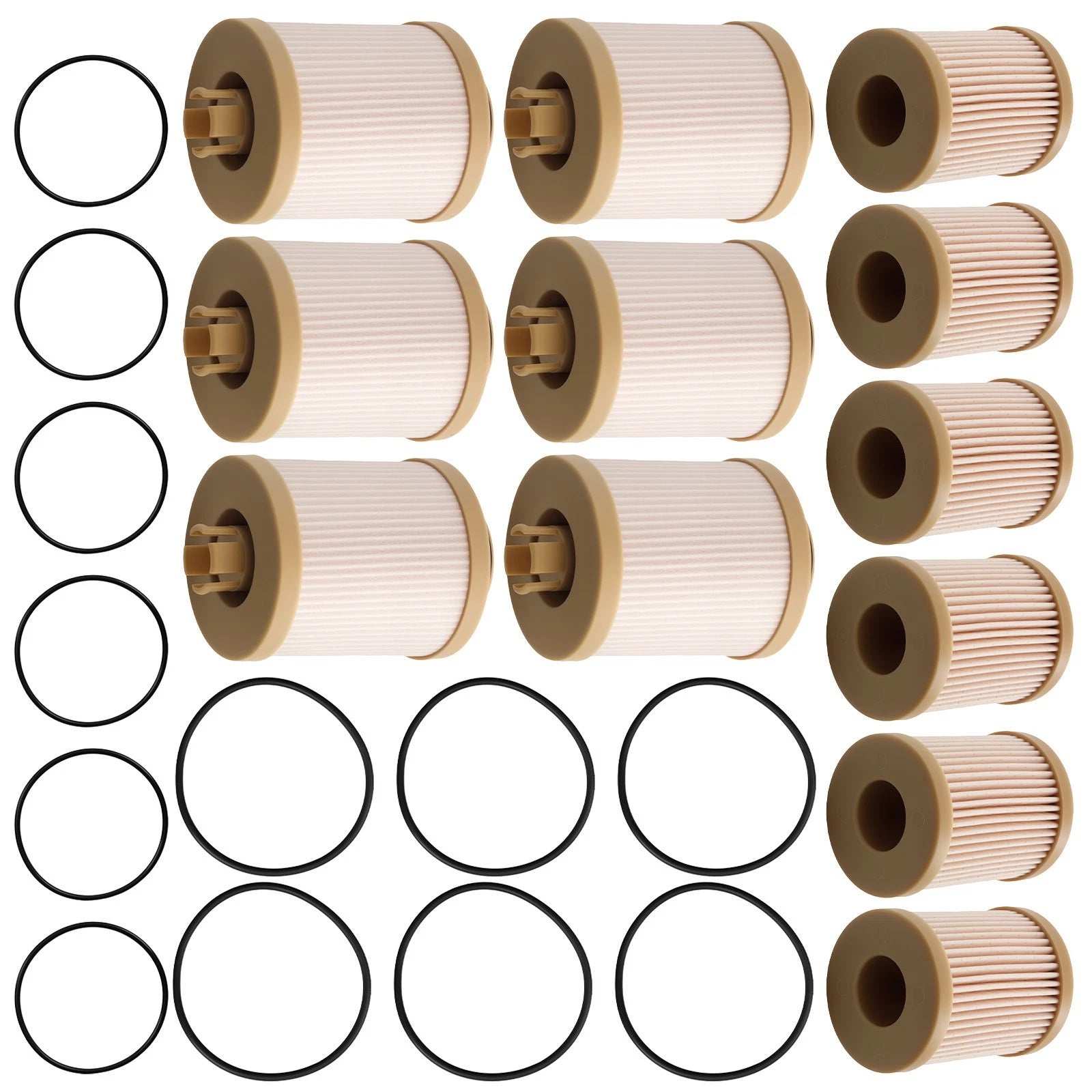 6pcs Fuel Filter for Ford F-650 F-750 LCF (2000–2023) FD4616 P550527