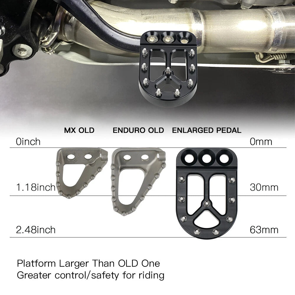 Billet Brake Pedal Lever Pad for KTM 690 Enduro R (2008–Present), 690 SMC R (2019–Present)