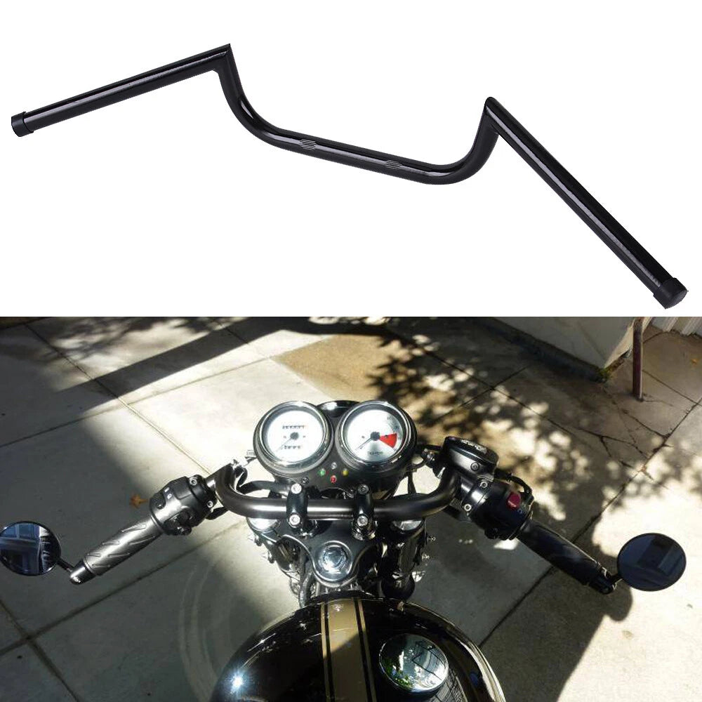 7/8" Motorcycle Rising Drag Bar Handlebar for Chopper Bobber Cafe Racer