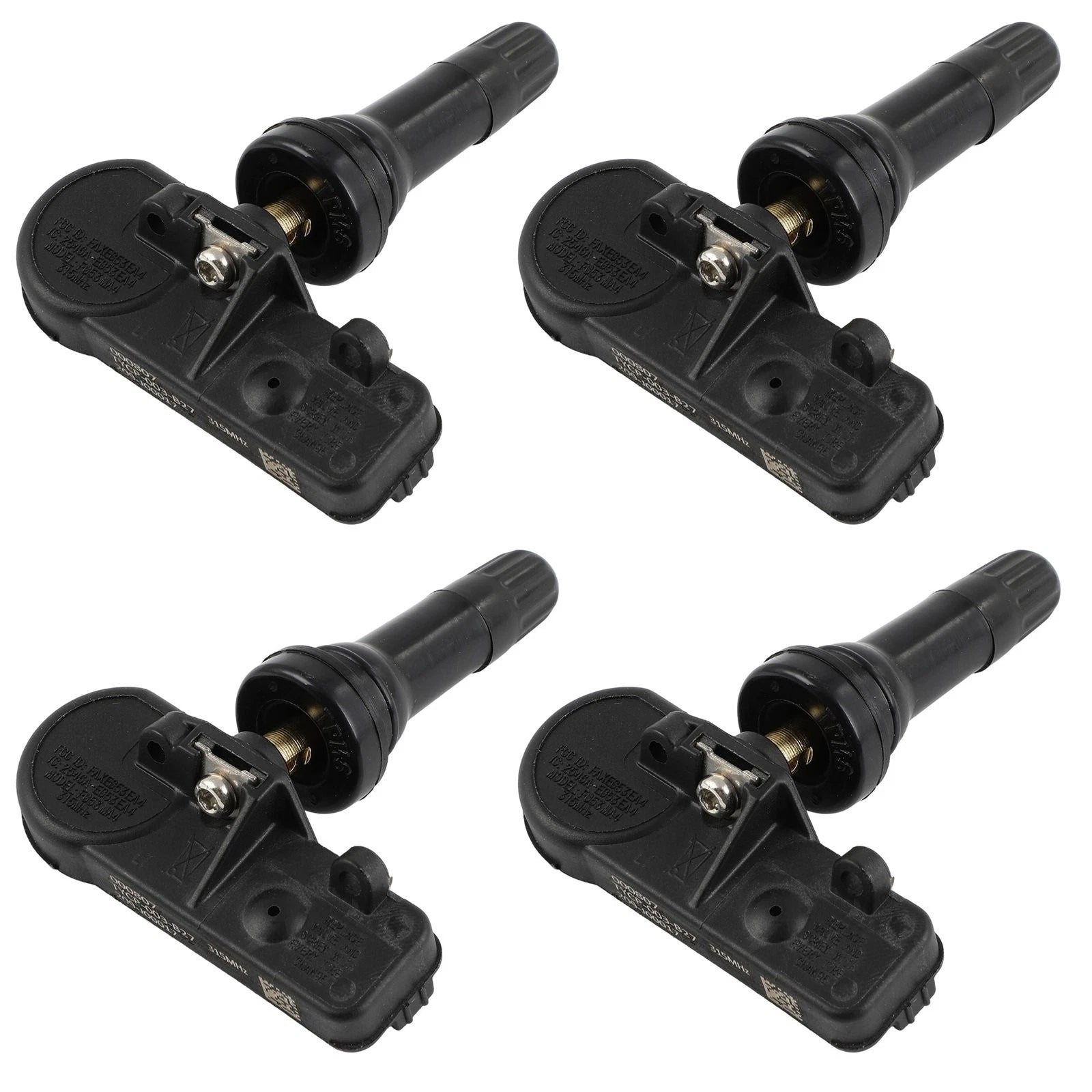 Set of 4 TPMS Tire Pressure Sensors for Ford Mustang Fusion (2007–2009) 6F2Z-1A189A