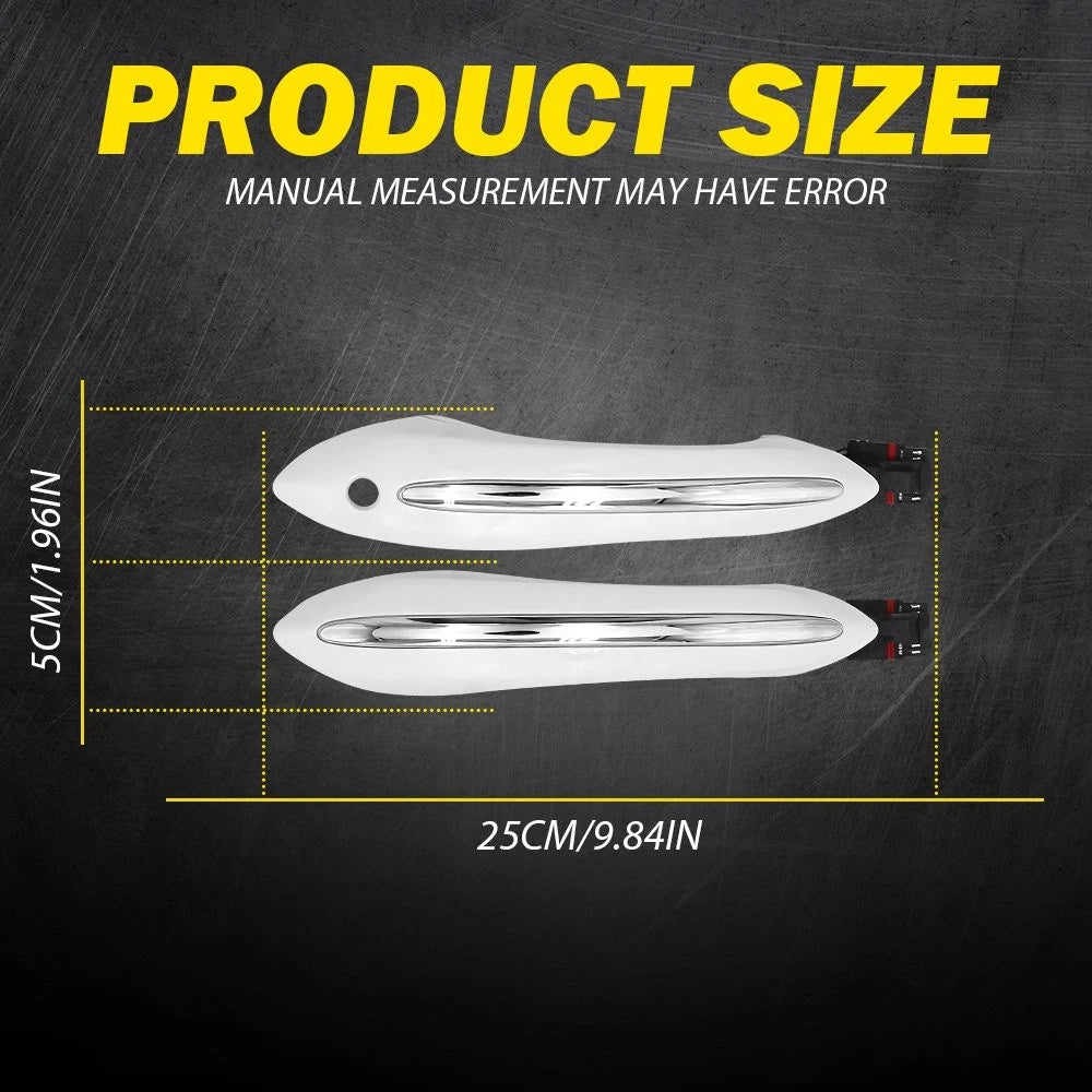 Set of 2 Exterior Door Handles for BMW 535i 550i 520i 528i 640i (H)