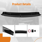 Black ABS Rear Mount for Dodge Challenger (2008-2023) Trunk Wing Spoiler