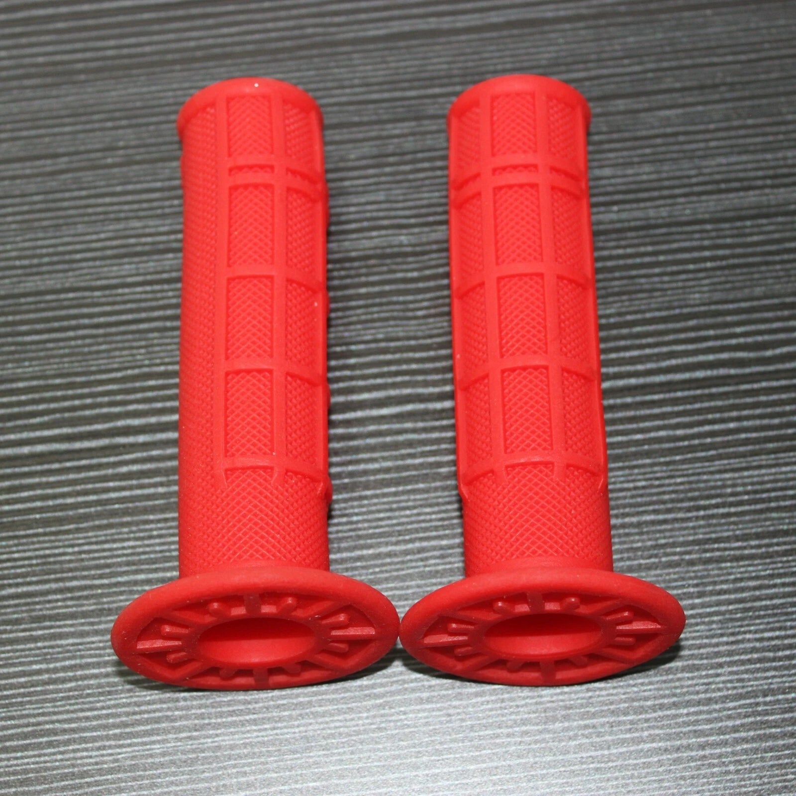 1 Pair Rubber Hand Grips for ATV Quad Motorcycle (7/8" 22MM)