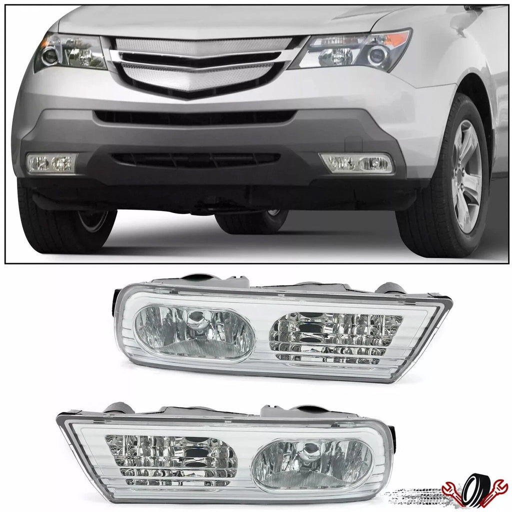 Clear Fog Lights for Acura MDX (2007–2009)