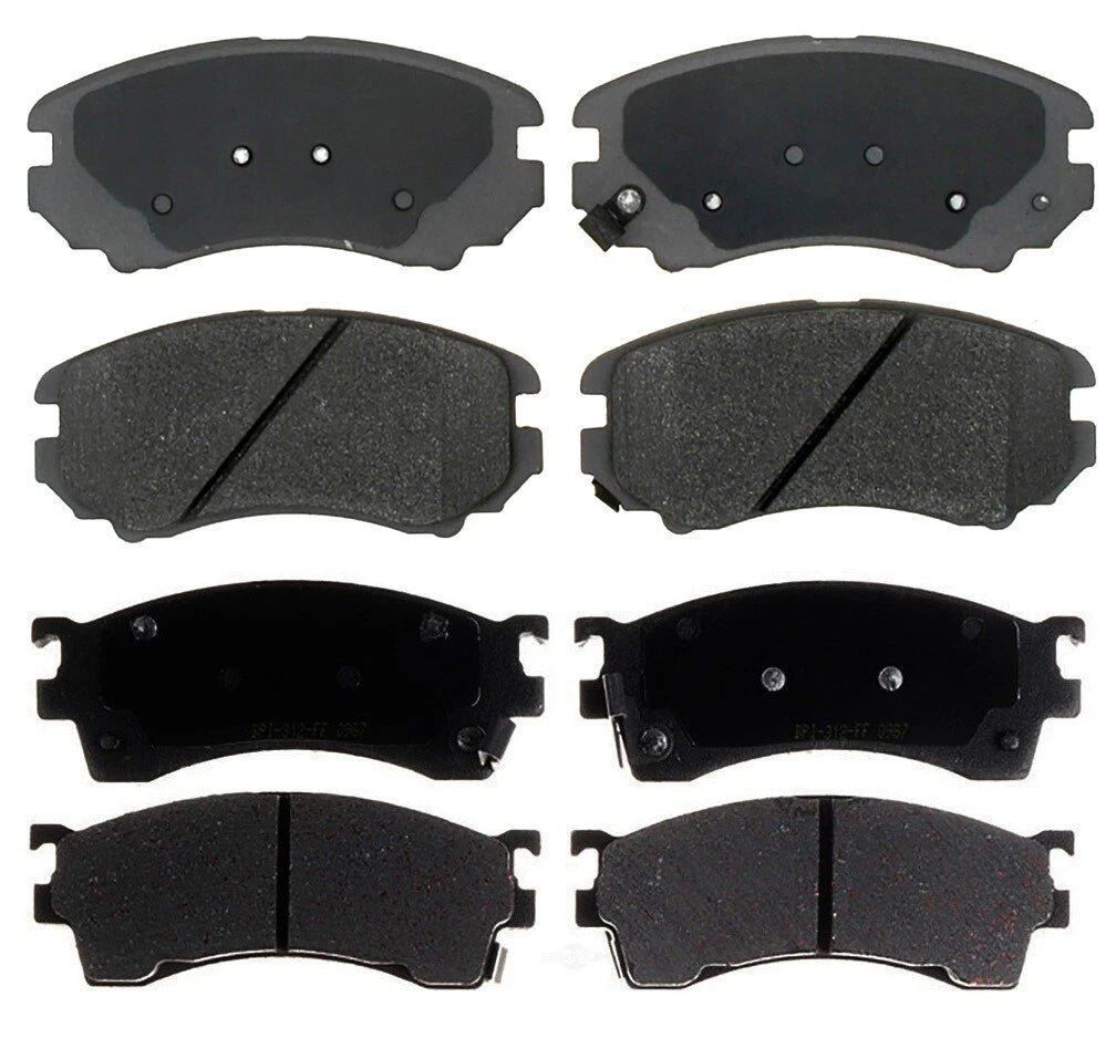 Set of 4 Ceramic Brake Pads for Elantra Tucson Sportage (2011–2021)