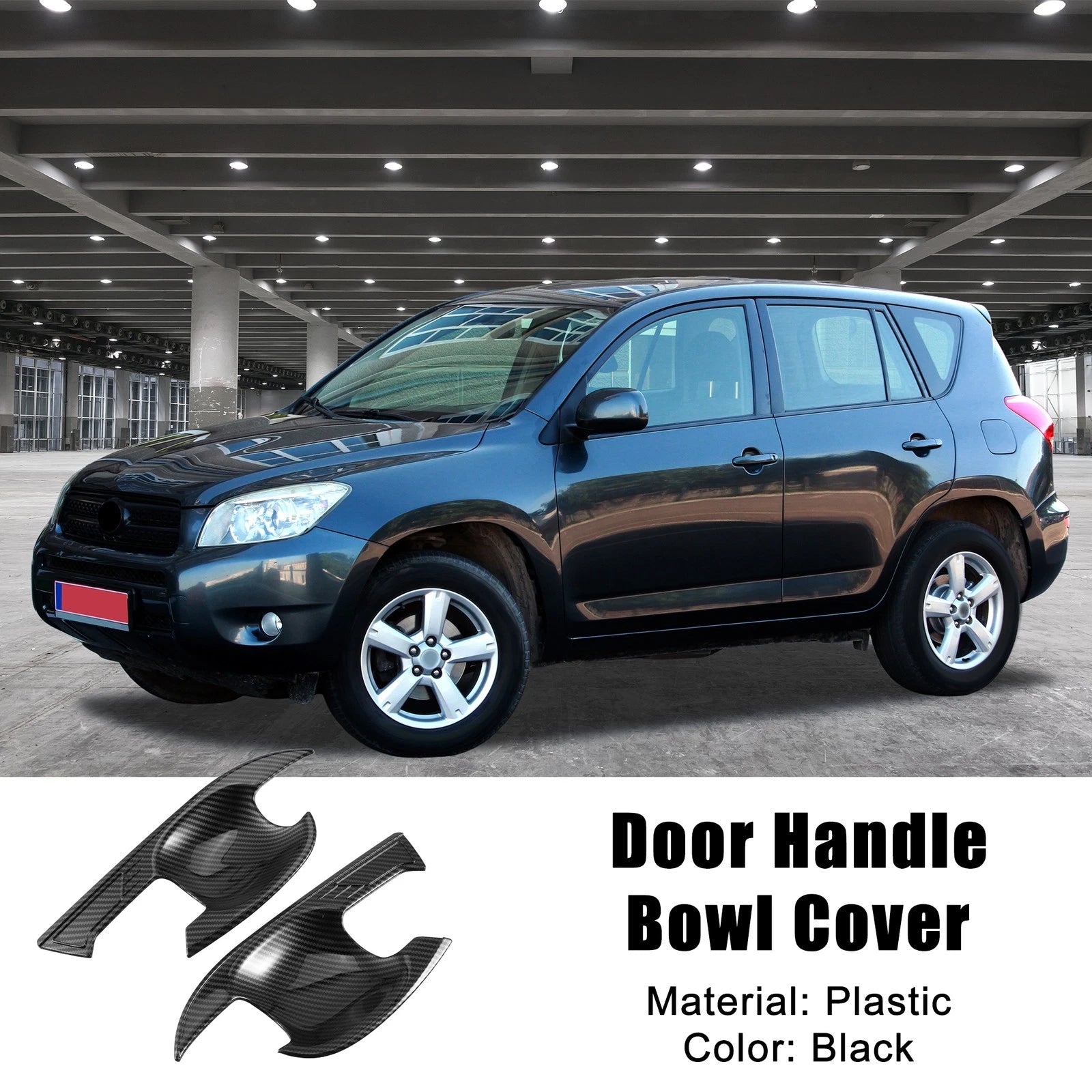 Set of 4 Door Handle Bowl Cover Trim Protector for Toyota RAV4 (2019–2023)