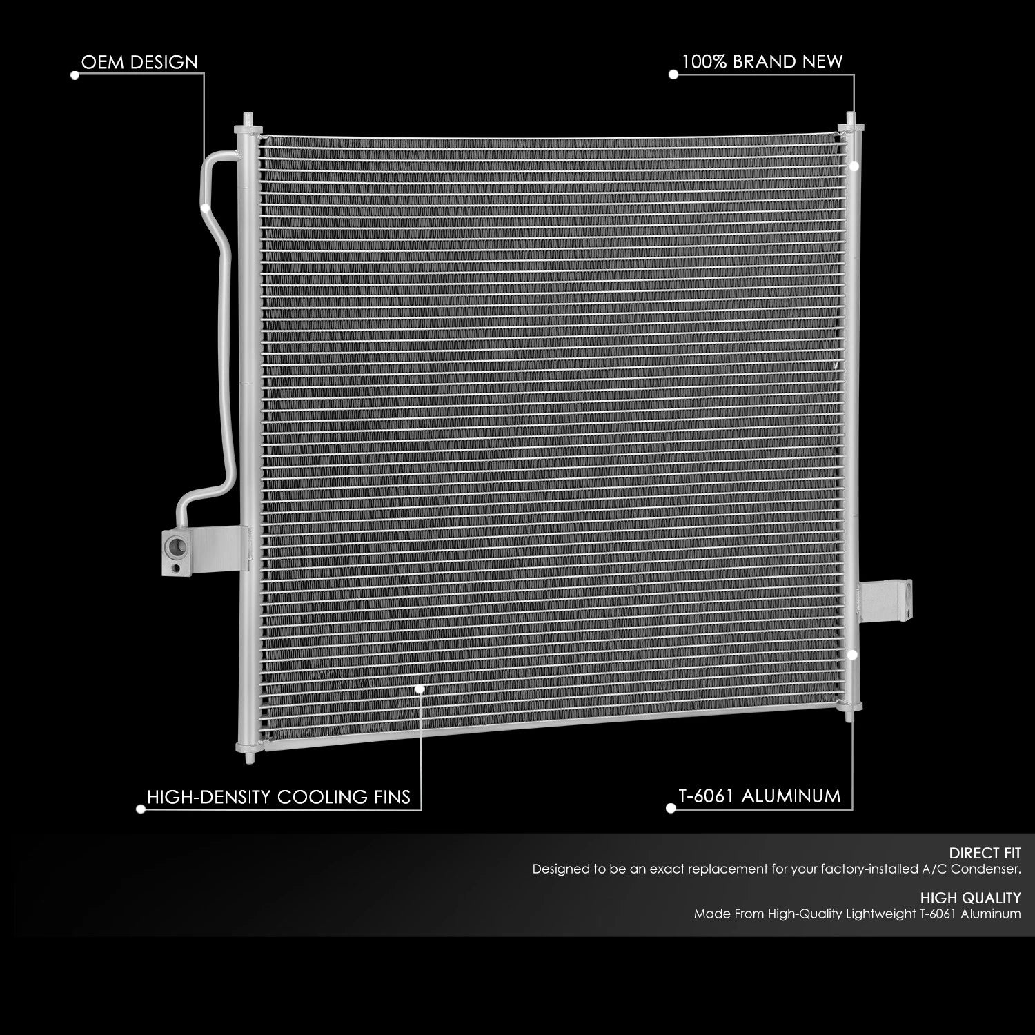 A/C Condenser for Ford Explorer Sport Trac, Mountaineer (2002–2010)