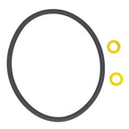 Lower Unit Gearcase Seal Kit for Mercury 65-225 HP (26-76868, 26-12224, 25-896524)