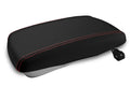 Console Lid Pull Over Cover Leather for Hyundai Genesis (2009–2014) Red Stitch