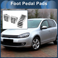 Set of 1 Manual Footrest Pedals Cover for Volkswagen Golf (1997–2005) Silver Tone