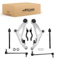 Set of 8 Front Lower Control Arms Sway Bars Tie Rods for Nissan Pathfinder (2013–2020)