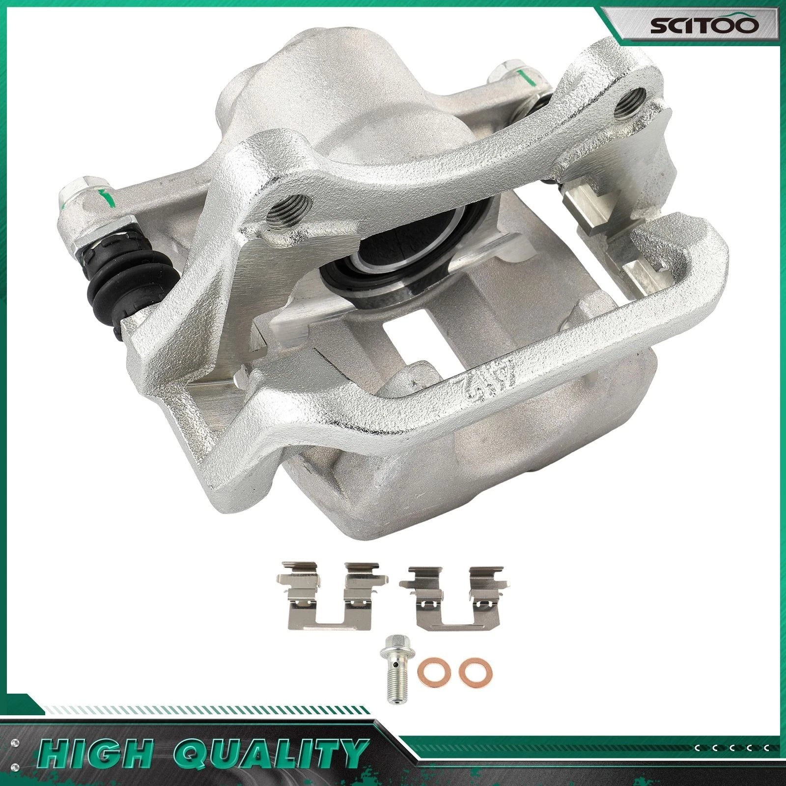 Rear Left Brake Caliper w/ Bracket for Toyota Highlander (2008–2013)