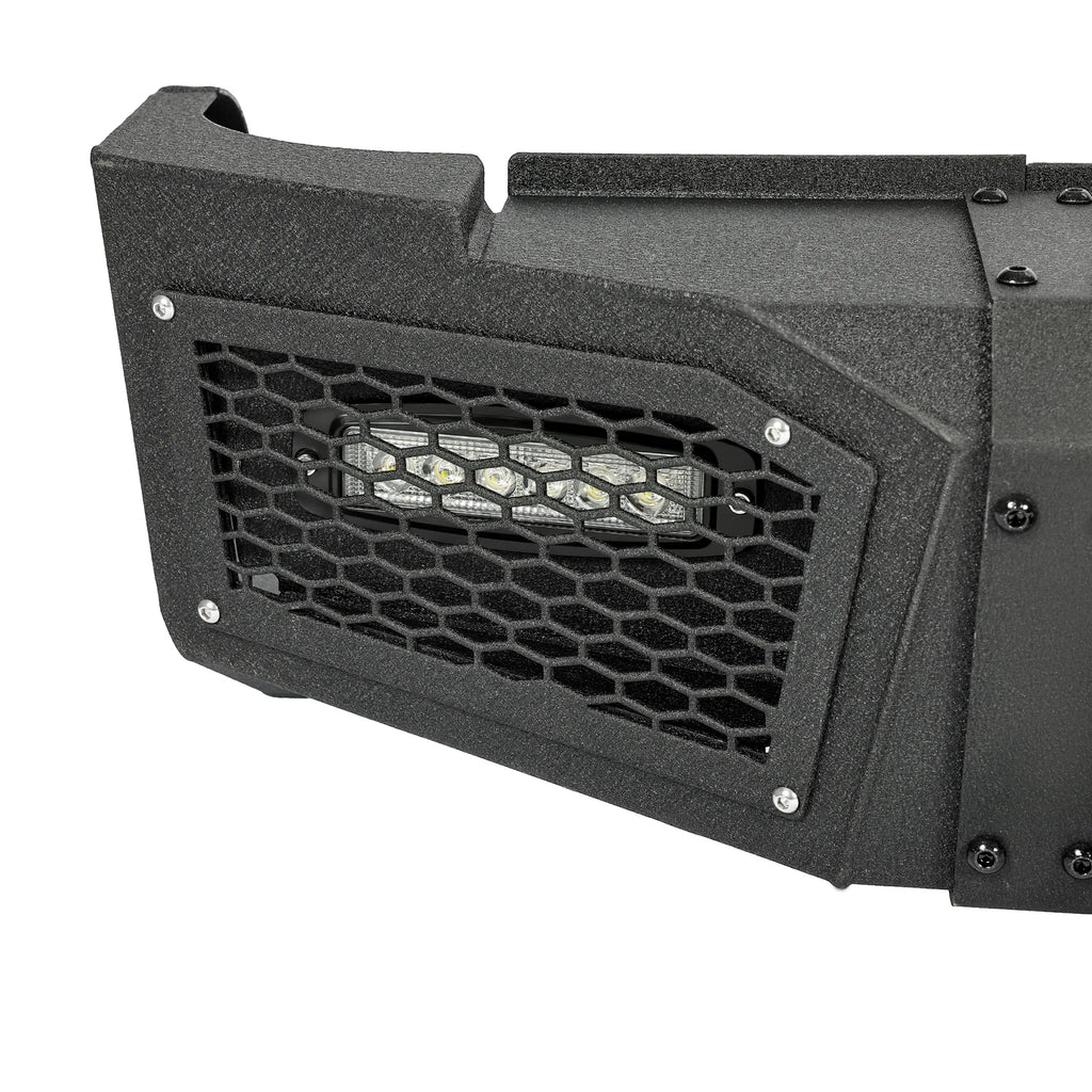 Steel Front & Rear Bumper with Winch & LED Light for Dodge Ram 2500 3500 (2019–2023)