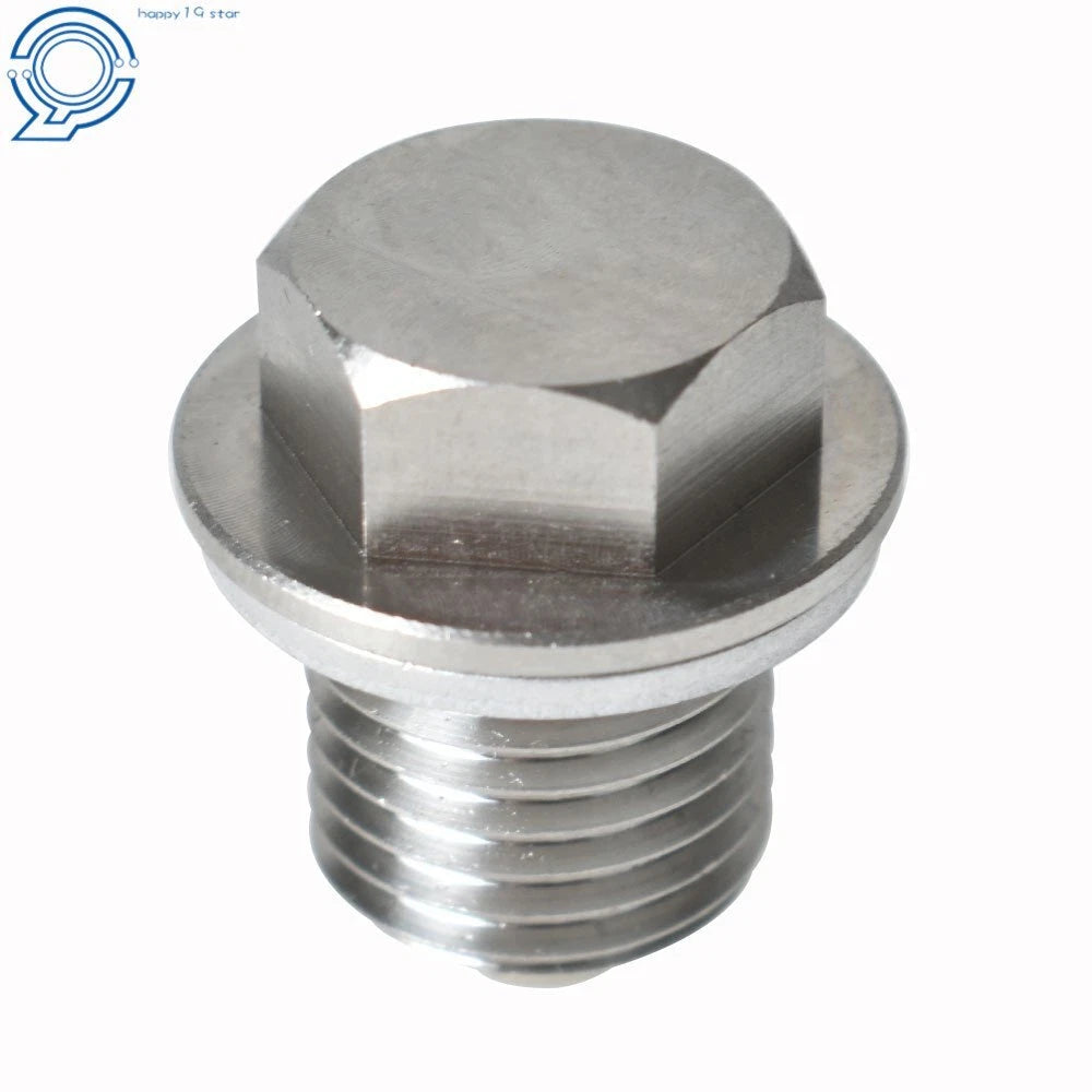 Stainless Steel Oil Drain Plug with Neodymium Magnet for M14 x 1.5 MM