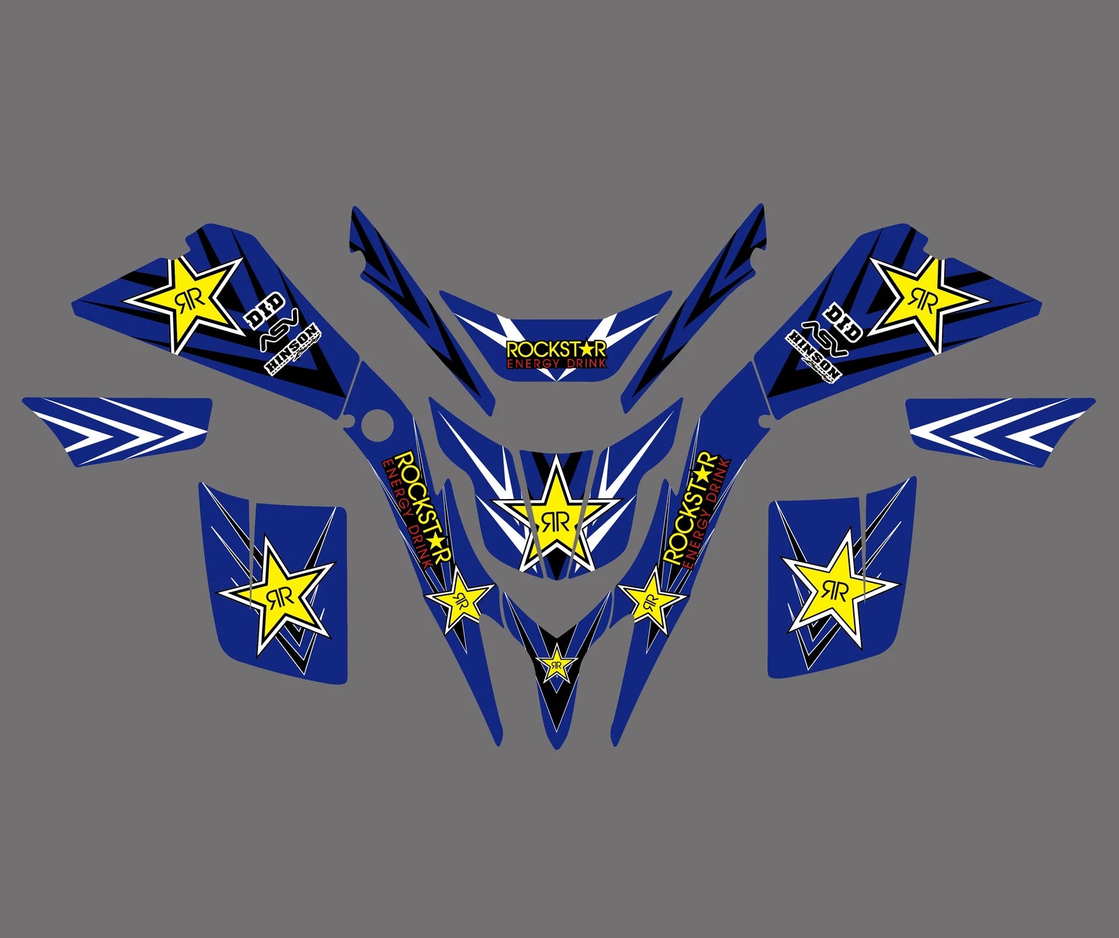 Full Race Kit Decals Graphics for Yamaha Blaster YFS200 (1988–2006)