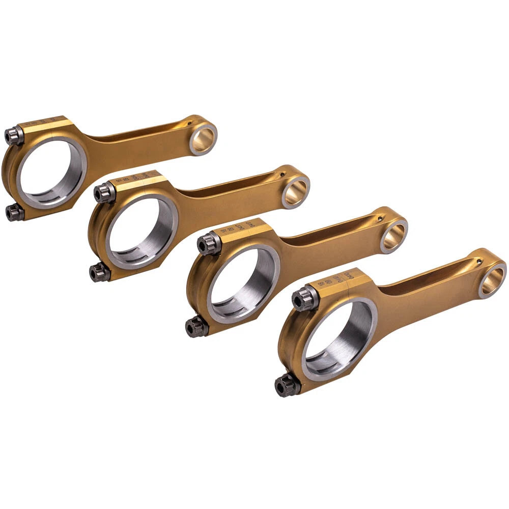 Set of 4 Connecting Rods with ARP2000 Bolts for Honda Civic CRX (1984–1991)