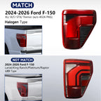 Halogen Tail Light for Ford F-150 (2024–2026) w/ Blind Spot Detection Right