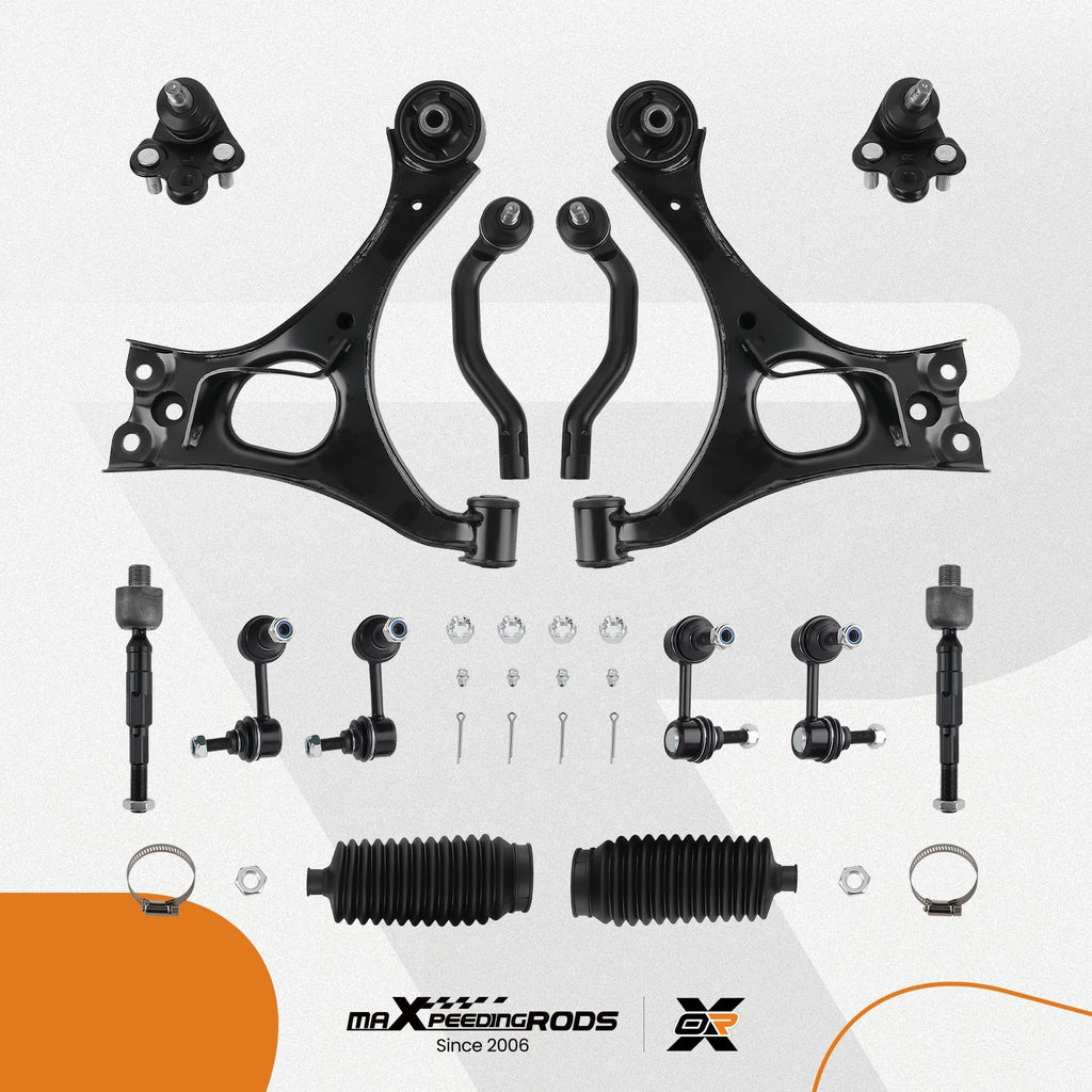 14Pcs Suspension Kit Front Lower Control Arms for Honda Civic (2006–2011)