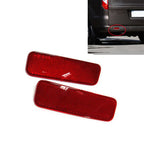Pair Rear Bumper Reflector Light Lens for Ford Transit Van (2013-2023)