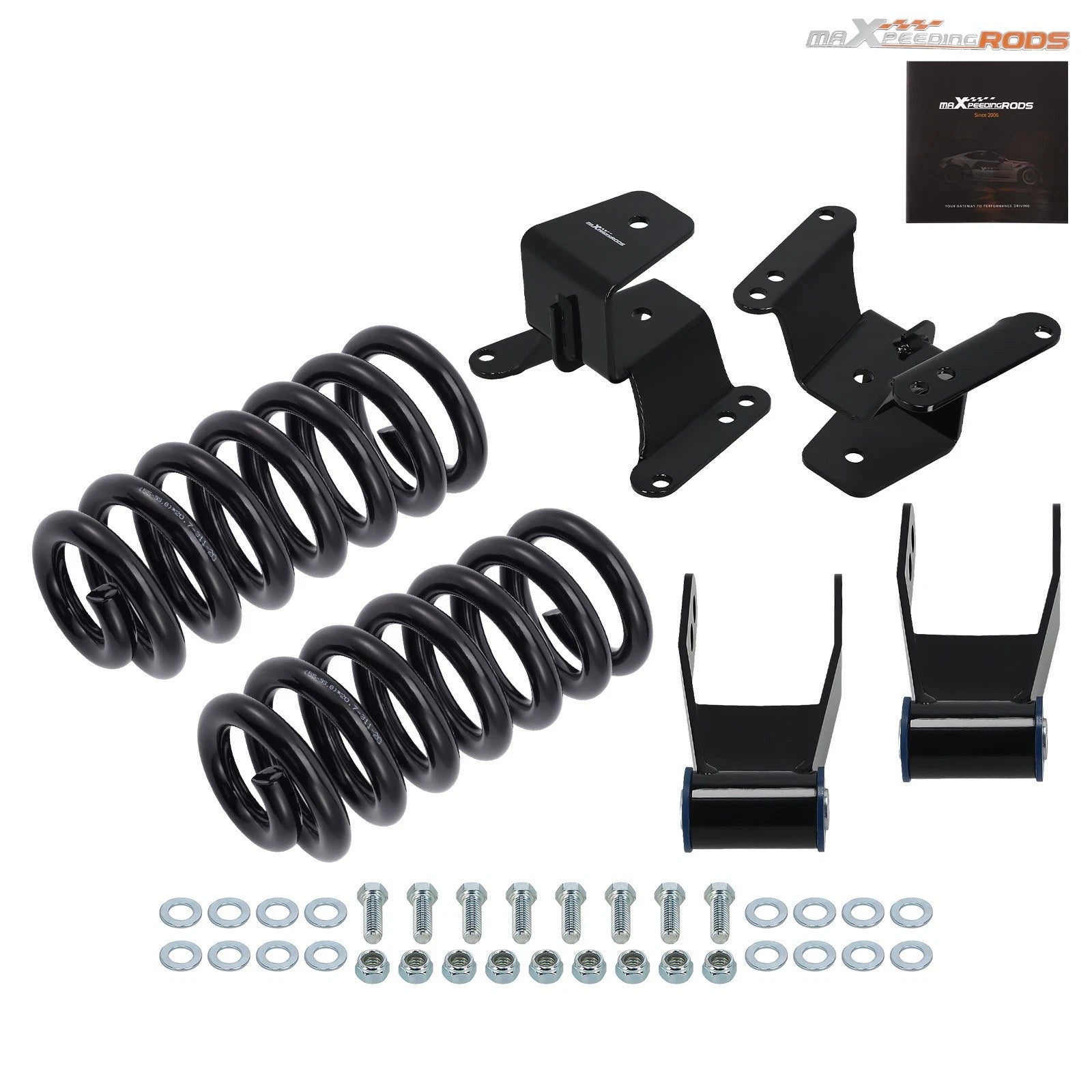 Lowering Spring Kit 2" Front 4" Rear for Chevrolet C10/GMC C15 (1973–1987)