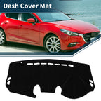 Dashboard Cover Mat for Mazda 2 Demio (2007–2014) Sun Protector Black