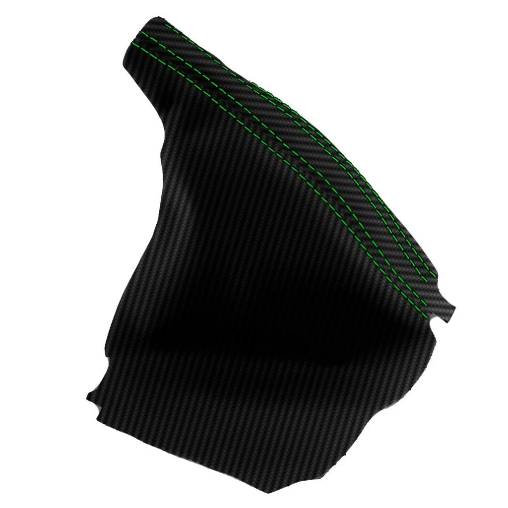 E Brake Boot Cover for Subaru Impreza WRX STI (2008–2016) Green Stitch