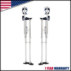 Adjustable Aluminum Drywall Stilts for Taping Painting (48-64 Inch)