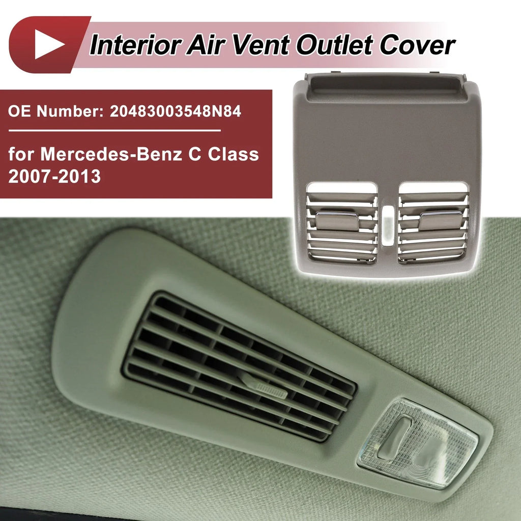 Rear Center Console Air Outlet Vent Grille for Mercedes-Benz (2003-2012)