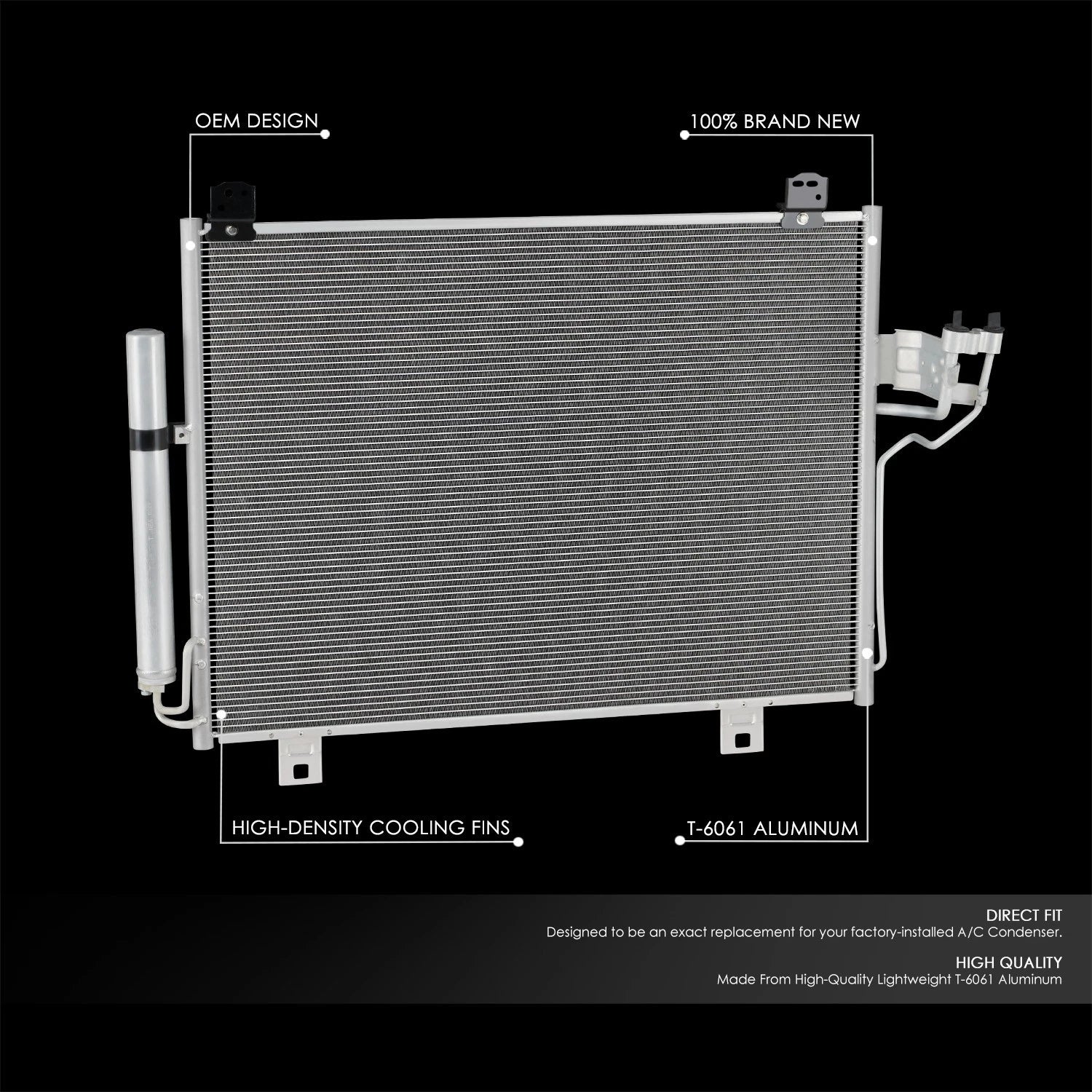 A/C Condenser for Mazda CX-9 (2016–2023) MA3030165
