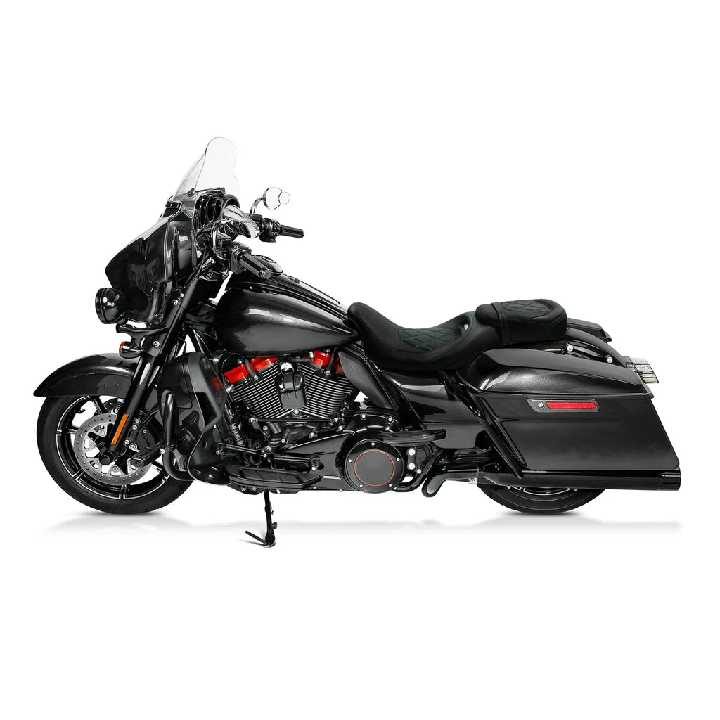 Rider Driver Passenger Seats for Harley Touring CVO Street Glide (2009-2023)
