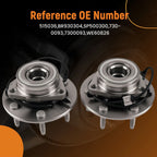 Front Wheel Hub Assembly for Chevrolet Tahoe GMC Yukon (2000–2006) 515036 4WD