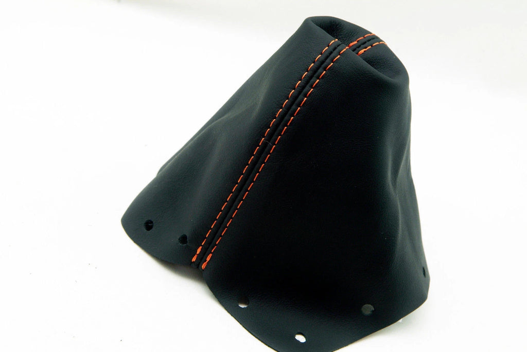Leather Manual Shift Boot Cover for Nissan 300ZX (1990–1996) Orange Stitch