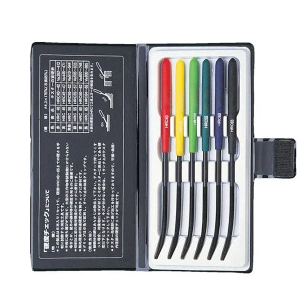 6 Piece Hardness Testing Kit for HRC40 HRC65