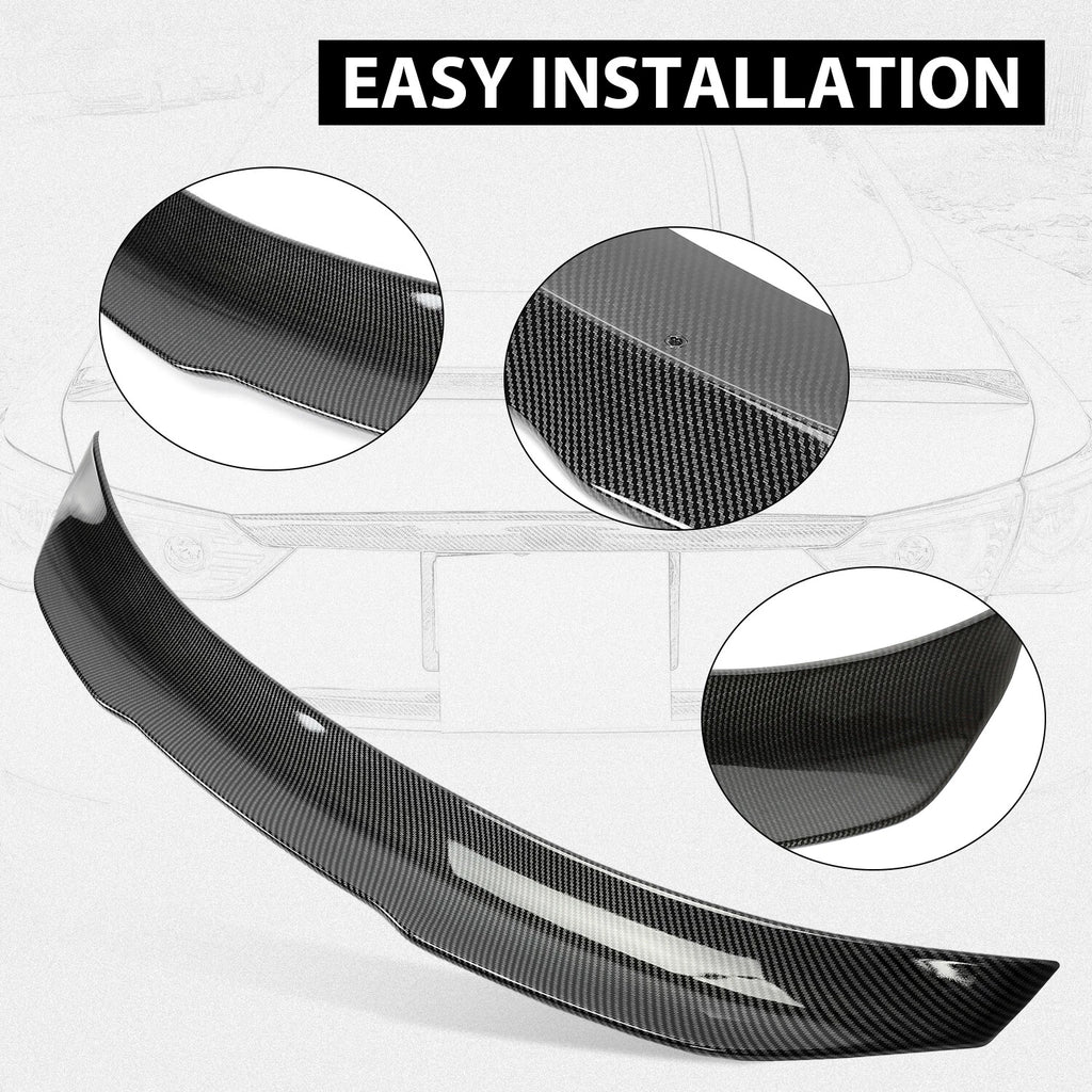 Rear Trunk Spoiler for Infiniti Q50 (2014–2024) Carbon Fiber PSM Style