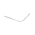 Replacement Chrome Plastic Driver Side Front Bumper Cover Molding