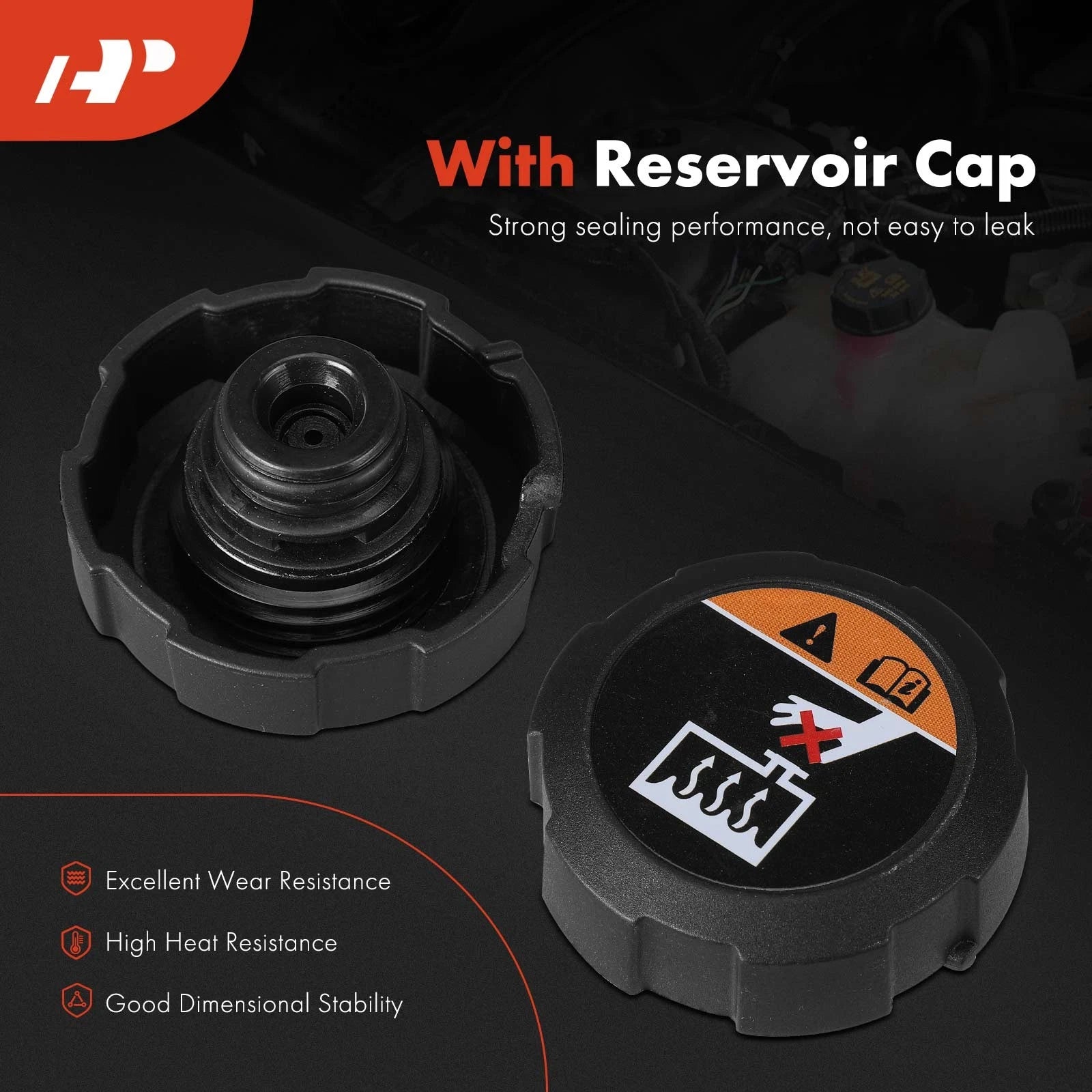 Engine Coolant Reservoir with Cap for Kia Sorento Hyundai Tucson (2011–2020)