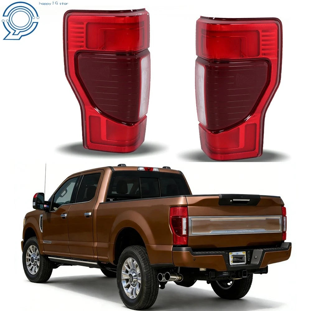 Set of 2 Tail Lights for Ford F250 (2020–2022) with Blind Spot LED