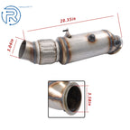 Front Side Catalytic Converter for BMW X5 xDrive35i (2014-2018)