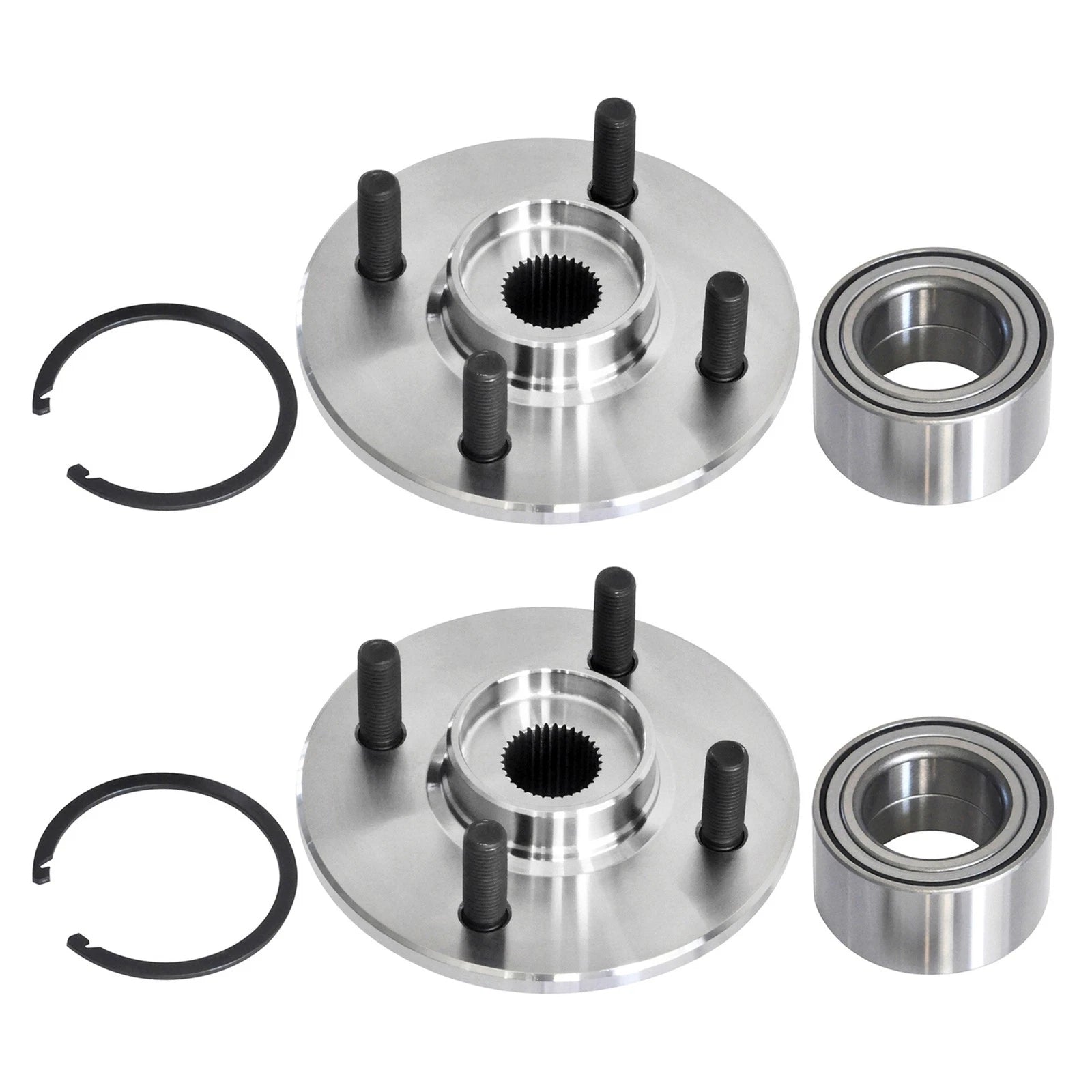 2pcs Front Wheel Bearing & Hub 518514 for Saturn SC1 SC2 SL SL2 SW1 SW2 (1991–2002)