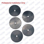 Set of 5 Heat Exchanger End Cover Gaskets for Mercury Mercruiser (N/A)