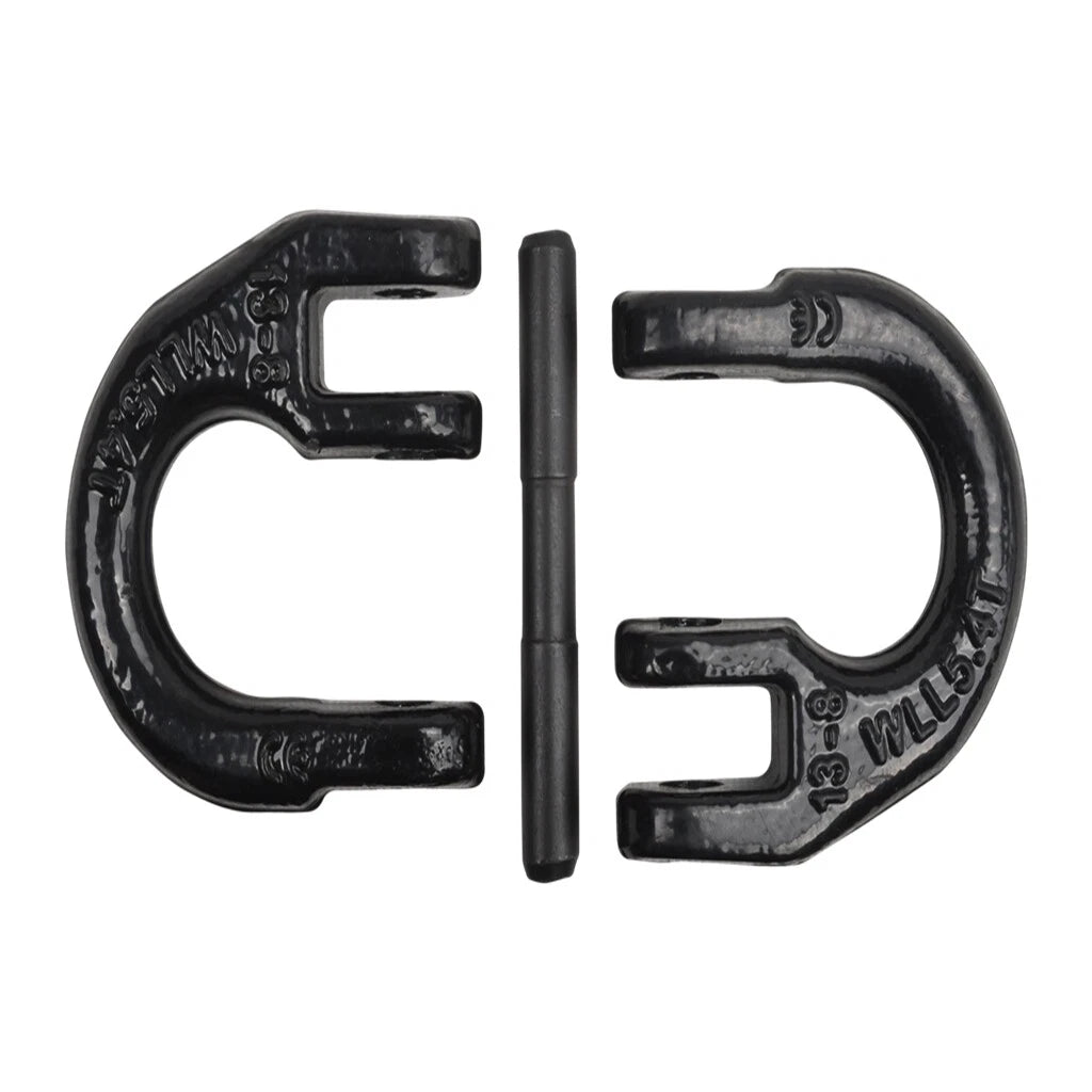 2X 1/2" Tow Hitch Hammer Lock Chain Connector Coupling Link 12000lbs