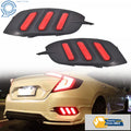 LED Reflector Tail Light Brake Lamp for Honda Civic Sedan (2016–2019)