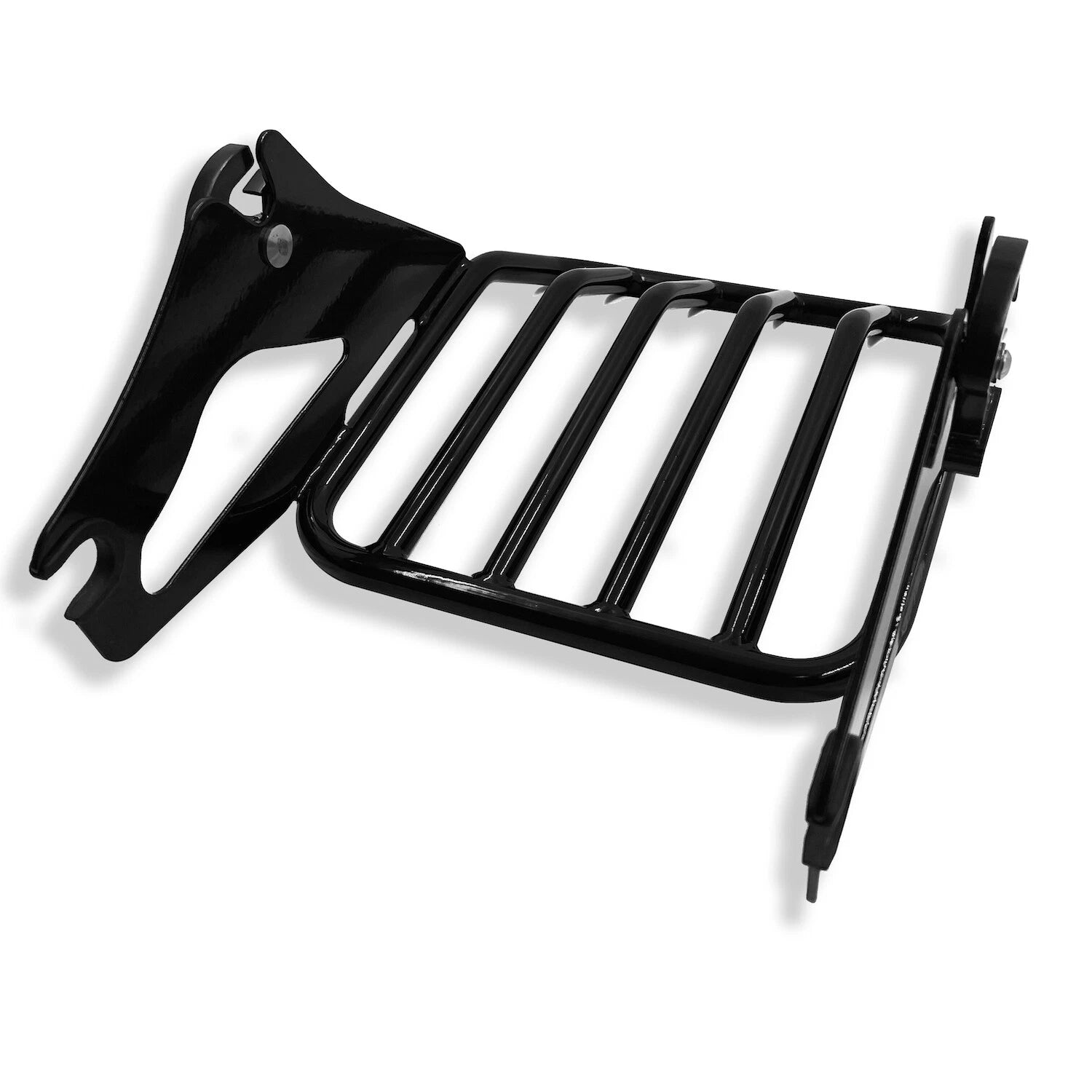 Gloss Black Detachable Luggage Rack for Harley Touring FLHR FLH (2009–2019)
