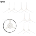 8 Pack Side Brushes for LG CordZero R3 Robot Vacuum (2019–2023)
