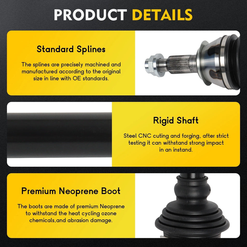 Rear Right CV Axle Shaft Assembly for Cadillac CTS (2014–2019)