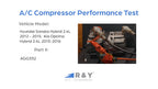 AC Compressor Kit Replacement for Kia Optima Hybrid 2.4L (2016-2019)