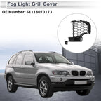 1 Pc Fog Light Grill for BMW X5 (2019–2022) No. 51118070173 Black